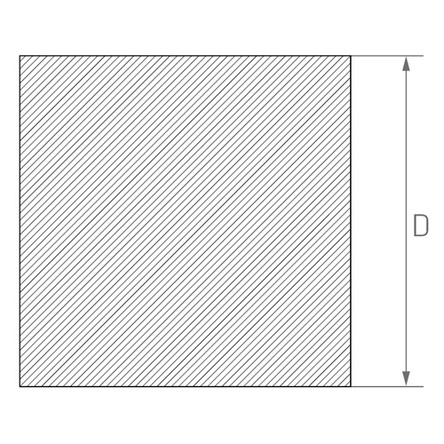 Barre carrée pleine | EN GJL-250C | AISI GJL-250C